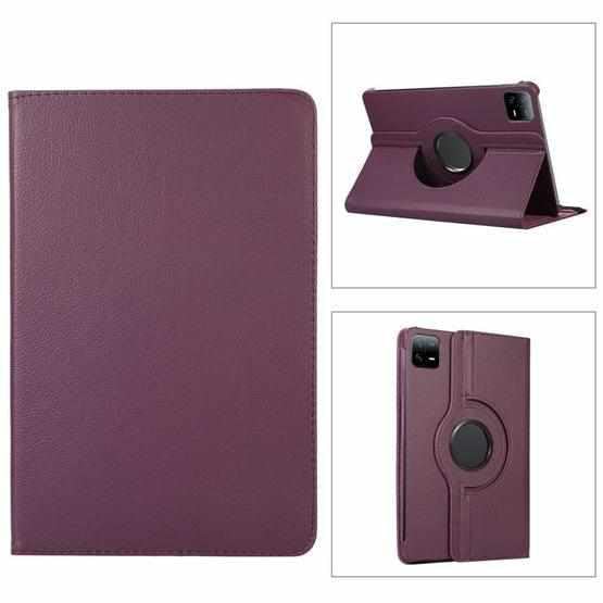 Image of Flip Cover for Xiaomi Mi Pad 6 (11 inch) 360 Degree Rotating Stand Case Cover (Purple)