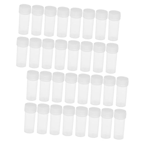 HOMOCONO Travel Bottle 50pcs Empty Lipgloss Bottles Small Containers for Jewelry Powder Organizer Sealing Carrying Bottle