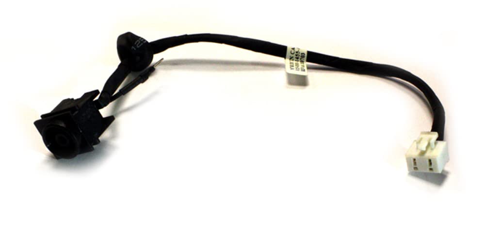 Power4Laptops Version 2 (Please Check The Picture) Replacement Laptop DC Jack Socket with Cable Compatible with Sony Vaio VGN-FW200