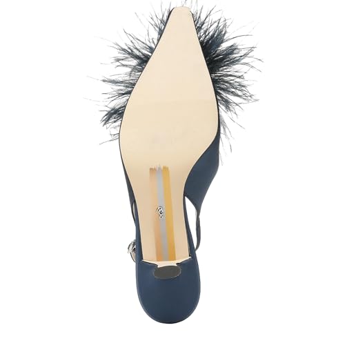 Image of Olive Bianka Feather Heels