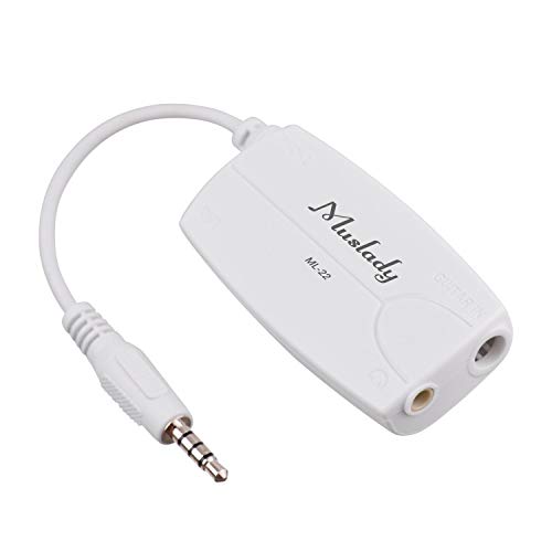 EastdallAdaptador Conversor De Música,ML-22 Guitar Audio Interface Connector Converter for Electric