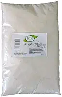 Argila Branca 100% Pura Pacote de 1 Kg Ervas e Raízes