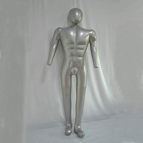 VIGAN Opblaasbare Mannelijke Model Full Body Mannequin met Arm & Benen Mannen Kleding Display Dummy Props Nieuwe - Afbeelding 6
