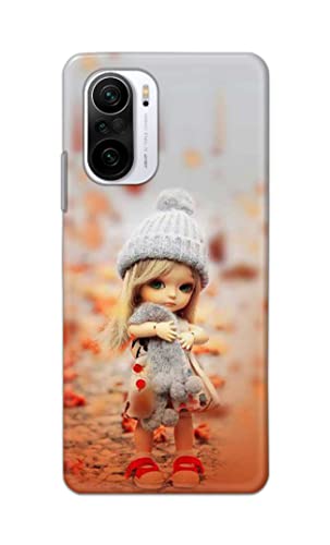 Image of PRINTFIDAA Doll Cute Girl Amazing Beauty Little Kid Child Playing Hard Back Cover for Poco F3 / Mi 11x / Mi 11x Pro Back Cover -(P6) KAT1001