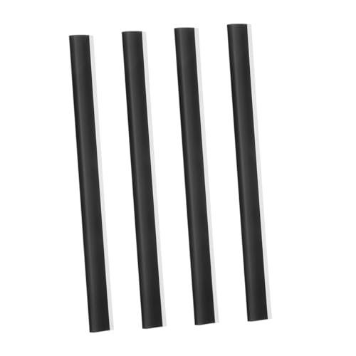 MAGICLULU 4 piezas Tiras de de Plástico para Recogedor de Polvo Repuesto Resistente y Flexible para de Recogedor Color Negro Diseño Reforzado para y Sustitución Fácil