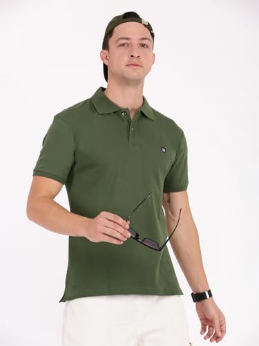 Image of Macroman M-Series Fashion Half Sleeve Polo Core Casual T-Shirt for Men, Cotton Blend, Pack of 1