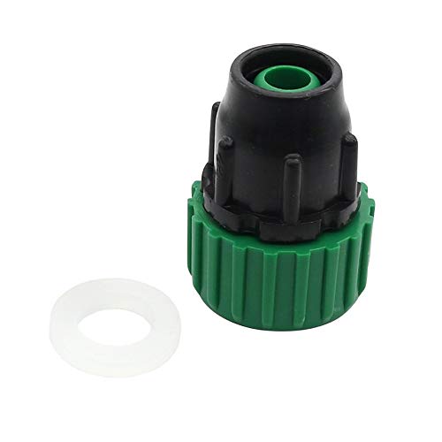 Conectores de manguera LRJSKWZC Manguera de jardín de agua del conector de 1/2" rosca hembra a 8/11 mm Manguera Adaptador de jardinería herramientas y equipo 100 piezas