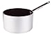 Pentole Agnelli ALSA2105S28 Linea Alluminio 5mm Platinum Casseruola Alta con 1 Manico, 28 cm, Acciaio, Argento