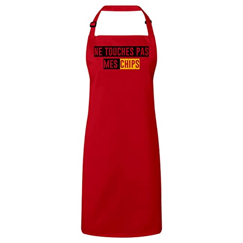 Tablier cuisine humour chips pour apéro drôle et barbecue entre amis