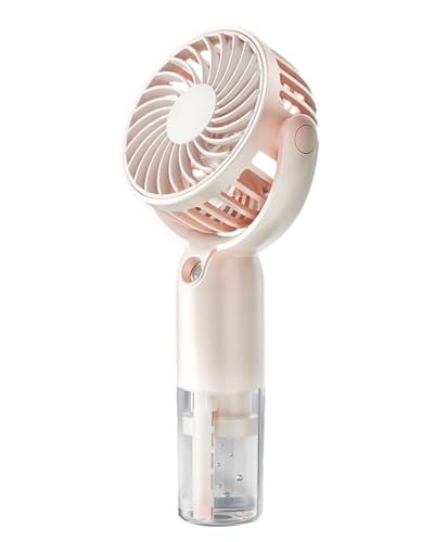 Image of Gaiatop Mini Portable Fan, 3 Speed Personal handheld Fan with Mist Spray Humidifier, 2000mAh Rechargeable USB Table Fan for Makeup, Travel, Home, Office