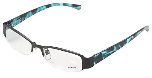 ハックベリー ちょっとおしゃれな老眼鏡 ハーフフレーム ブルー系 H012S3