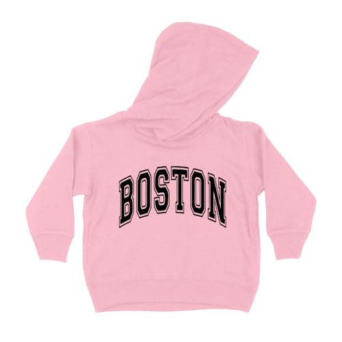 Arch Boston Kids Hoodie Sweatshirt Toddler 4T Light Pink