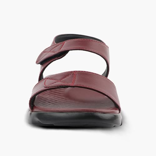 Image of Medifeet Women's Orthopedic Soft Sandals, Black, Comfort Walking Footwear with Adjustable Straps