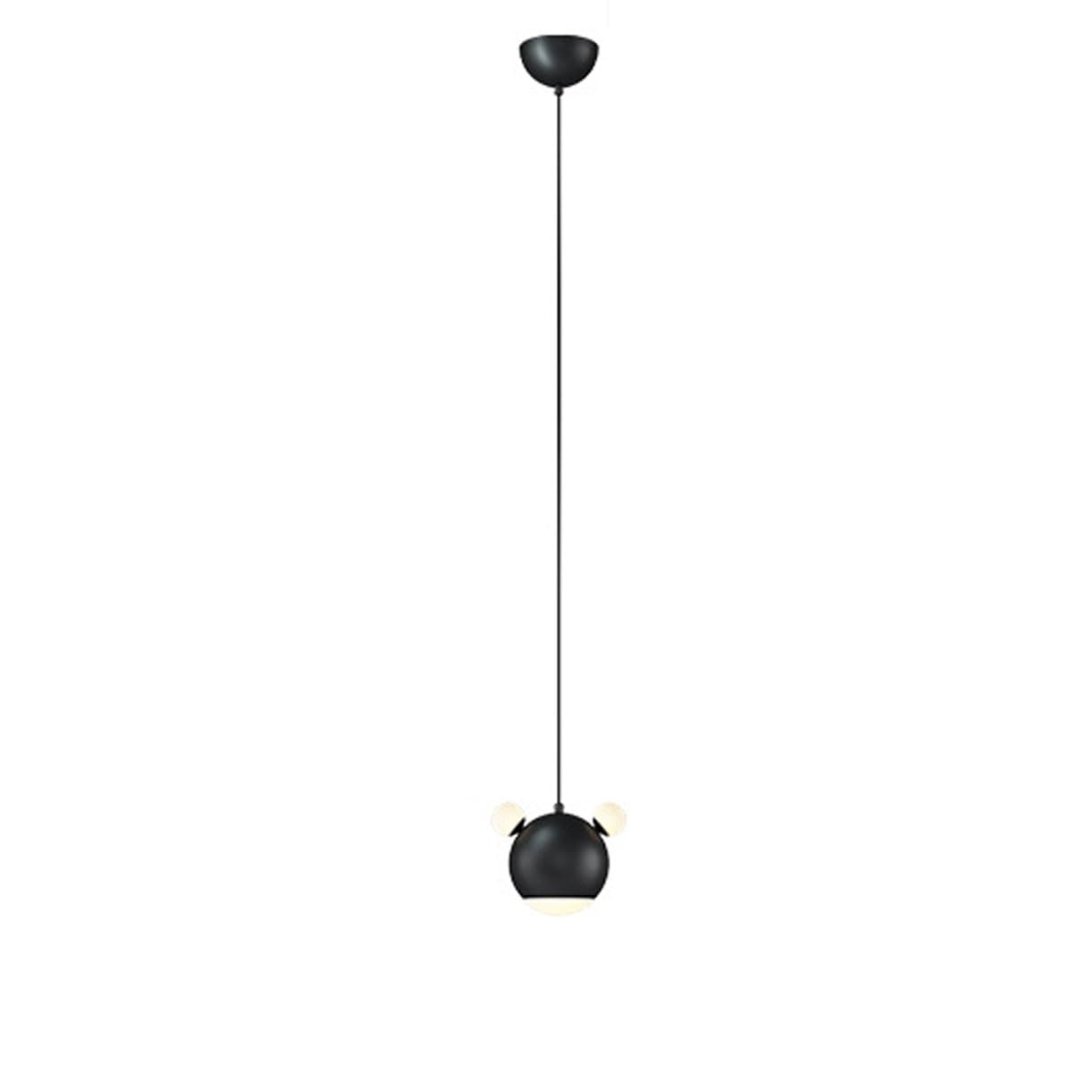 Suspension LED noire 15W de cuisine suspendue hauteur réglable 3 lumières variables