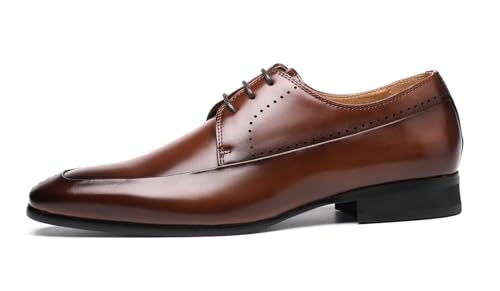 Image of Split Toe Oxford for Men Retro Dress Shoes VintageSlip-on Formal Oxfords Shoes