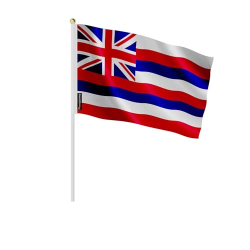 Mini drapeau Hawaïen 14x21 cm lot de 100 petits drapeaux de table Luau