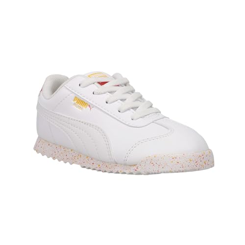 PUMA Toddler Girls Roma Brain Freeze Lace Up Sneakers Shoes Casual - White2