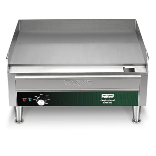 Waring Commercial WGR240X Electric Countertop Commercial Griddle