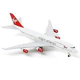 Dimensioni e materiale Questo modello di aereo in scala 1/400 misura 6,30 × 5,71 × 1,85 pollici e includeva un espositore per aerei. La fusoliera del modello di aereo 747 Virgin Atlantic è realizzata in resina di alta qualità, e la pancia e le ali posteriori sono in metallo pressofuso. La struttura è solida e non facile da danneggiare e può essere conservata a lungo senza preoccuparsi di piccole collisioni.