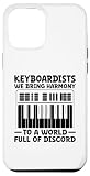 iPhone 12 Pro Max Keyboardists We Bring Harmony To A World Full Of Discord Case