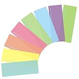 Larrel 8 Stück Lesestreifen Lesehilfen, Geführte Lesestreifen 19 x 7 cm Große Größen Bunte Geführte Lesen Streifen Lesehilfe Kinder Markierungsstreifen Personalisierte Kinder Lesehilfe für Dyslexie