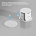 ANNQUAN 4 inch Pop Up Outlet for Countertop with Qi2 Wireless Charger,4 Outlets,20W USB Ports,Pop Up Electrical Outlet with 15A Overload Protection White