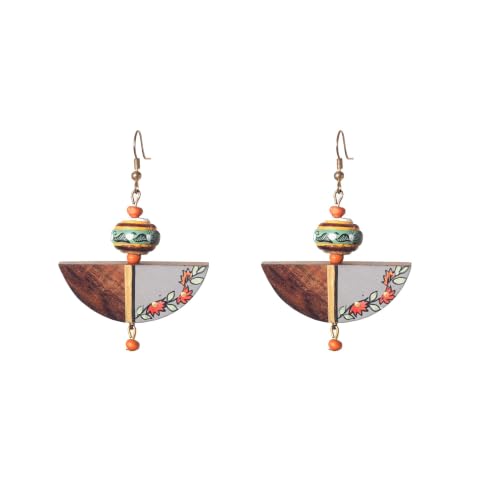 Image of Handcrafted Bohemian & Ethnic Earrings Collection for Women - Artistic, Nature-Inspired Statement Designs in Studs, Drops & Chandeliers