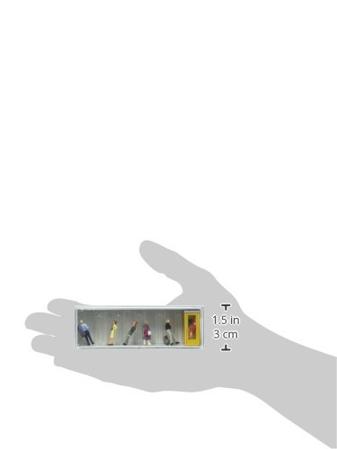 Preiser 1/87 PR10523 figurines devant la cabine téléphonique pour décor de train miniature - 2