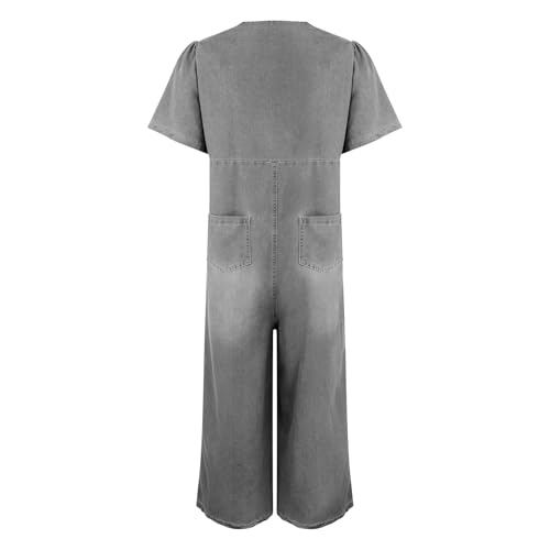 Mono de mezclilla holgado para mujer que busca comodidad 5