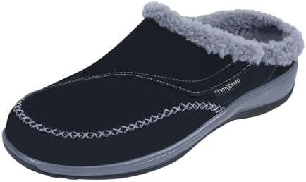 Orthofeet Women's Orthopedic Charlotte Adjustable Faux Fur Lined ...