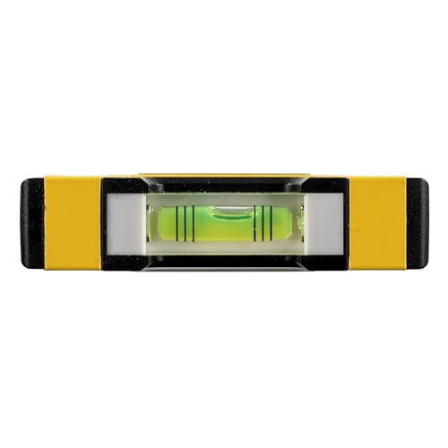 Image of Large Magnetic Torpedo Level - Oversized Horizontal Bubble Vial - Durable Aluminum Frame with Strong Magnet Base for Automotive Alignment
