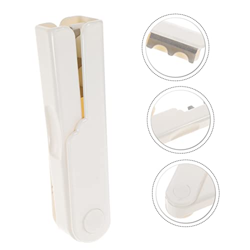 ORFOFE Flower Punching Pliers Flower Bouquet Packaging Supplies Plastic Leaf Strippers Clear Bucket Stem Cleaner Tool Thorn Leaf Stripper Espinas Cutter De Abs White Flowers 's