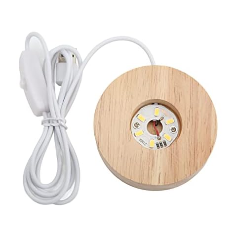 Dilwe Base de Pantalla LED de Madera Cover