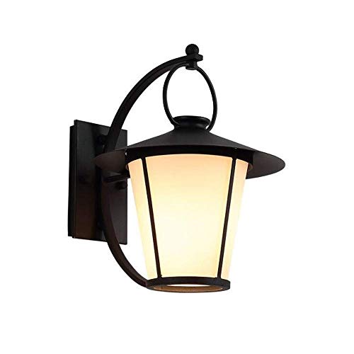 Luminaire industriel noir haut de gamme applique murale E27 étanche pour intérieur chic