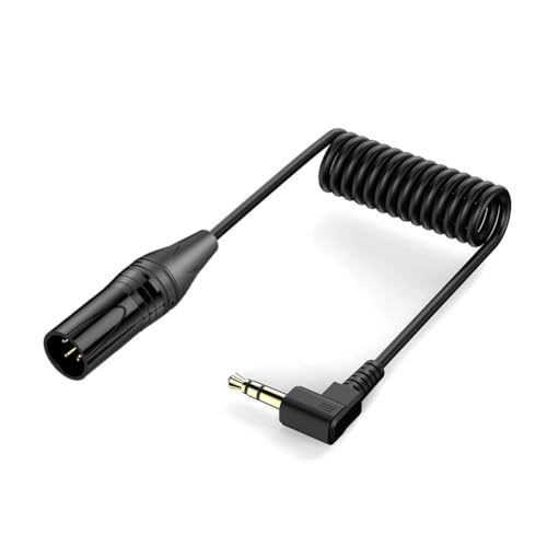 yasoe Cable XLR de 3,5 mm A XLR Macho Cable de Audio Cable de Audio Auxiliar para Micrófono Mezclador Altavoces Amplificadores