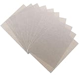 BESPORTBLE 10 Stück Mikrowellen Glimmerplatten 104X85mm Hochtemperaturbeständige Universelle Isolierplatten mit Flammhemmendem Wärmeschutz für Mikrowellenreparatur