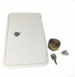 THETFORD|B&B Molders RV Replacement Parts and Accessories RV Camper Multi-Purpose Access Hatch with 2 Access Doors Polar White PN 94316