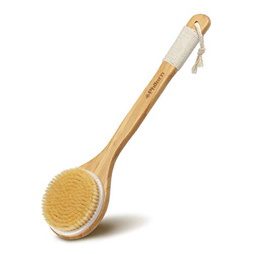 Philorn Cepillo de Baño, Cuerpo Cepillo con Mango Largo de 15.7