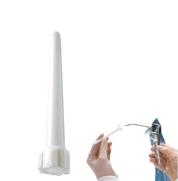 AmeriCan Goods 250/Pack Disposable Dental Air Water Syringe Tip Covers Plastic Protector for Air-Water Tips White 3-1/4