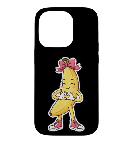 Cute Banana Coquette Bow Retro Banana Girls Kids Women �X�}�z�P�[�X iPhone 14 Pro �p