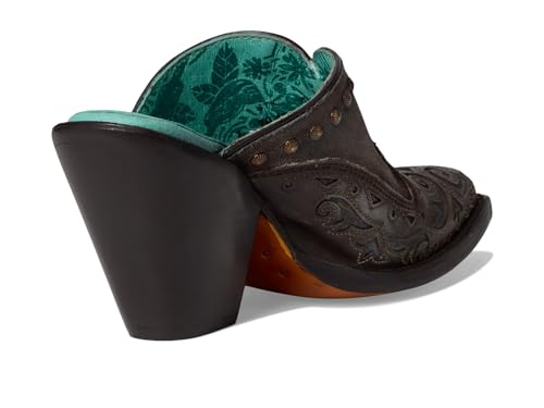 Corral Boots Women's Lady Inlay & Embroidery & Studs Mule3