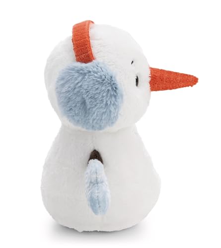 Plüschfigur Schneemann 15cm - weiß - Weiches NICI Plüschschneemann – Flauschige Stofffigur zum Kuscheln & Spielen – tolle Geschenkidee für Kinder & Erwachsene | 62410