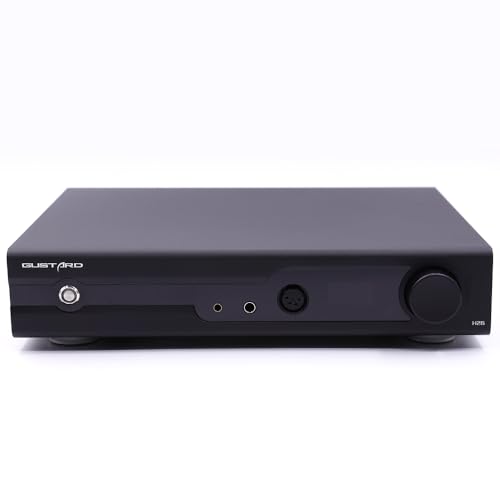 LEAUDIO Gustard H26 Fully Balanced Discrete Class A Amplifier Two Gains with Remote Control Headphone Amplifier (Black)