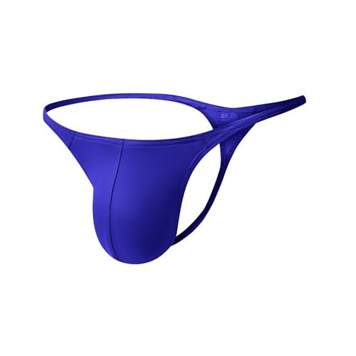 Men's Sexy G-string Slim Edge Thong U convex Nylon Low-Rise Stretch Y-back 3 Pack Set4