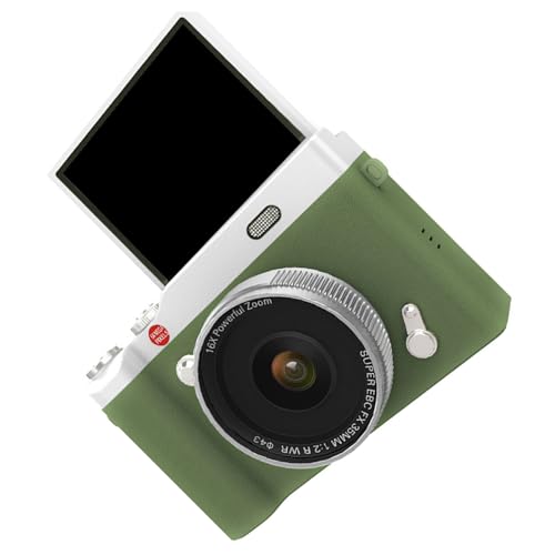 Cámara digital de 64 MP para selfie y vlog con transferencia de fotos