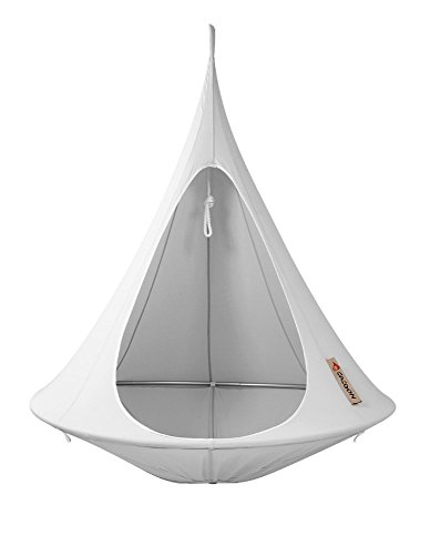 'Cacoon Single "Light Grey gris Hamaca hobea-germany Protección Solar Jardín muebles Mendler colgantes Camilla Outdoor Indoor Jardín