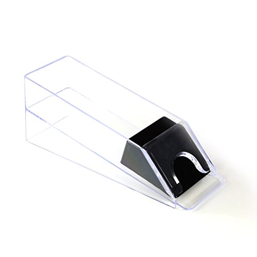 Nexos Trading Profi Kartengeber Kartenschlitten Dealer Shoe 1-6 Decks transparenter Kunststoff Casino Poker-Zubehör für Poker oder Black Jack