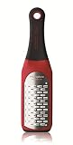 Microplane Artisan Series Bi-Directional Ribbon Blade Cheese Grater (Red)