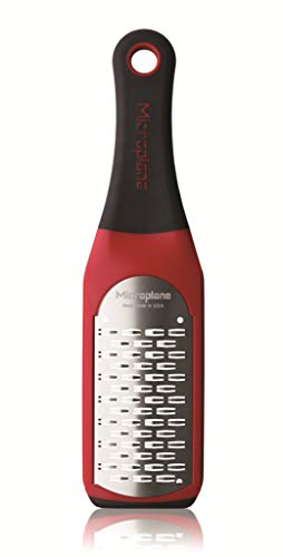 Microplane Artisan Series Bi-Directional Ribbon Blade Cheese Grater (Red) #TOP18