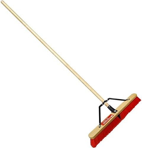 Corona 24-inch Push Broom w/Coarse and Medium Poly Bristles